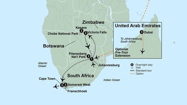 South Africa, Botswana and Victoria Falls (Group 1)